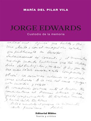 cover image of Jorge Edwards